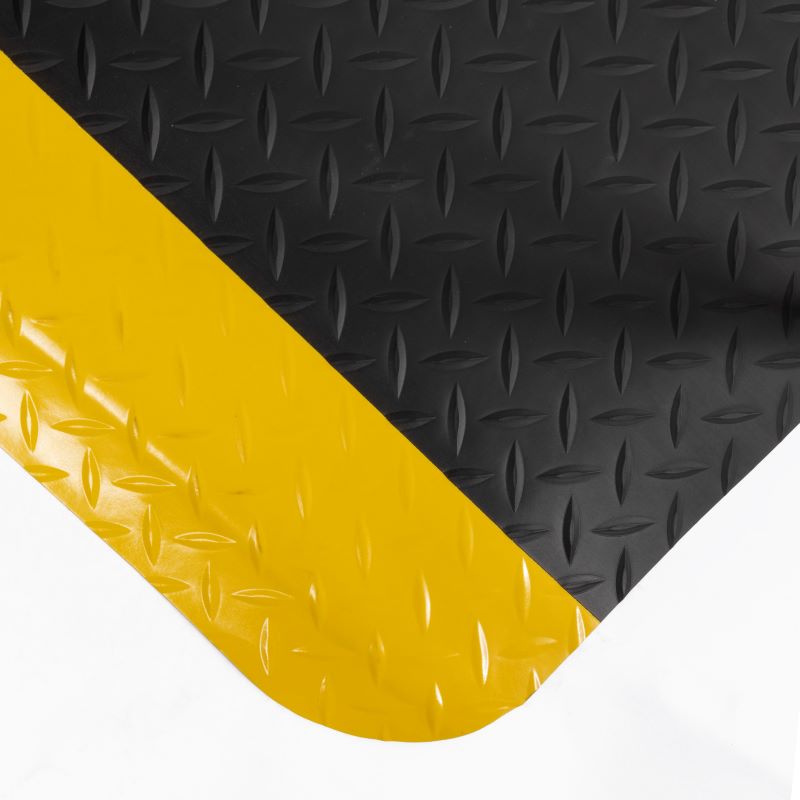 Deckplate ReGen70 - Black/Yellow borders - 600 x 900mm